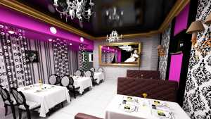 Интерьеры cafe AQVARELA